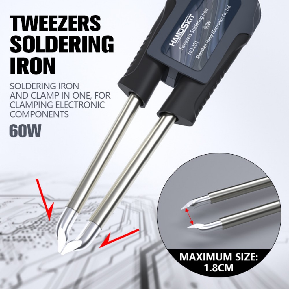 Elektronik Repair - T12 Soldering Tweezer Handle – Dual-Channel