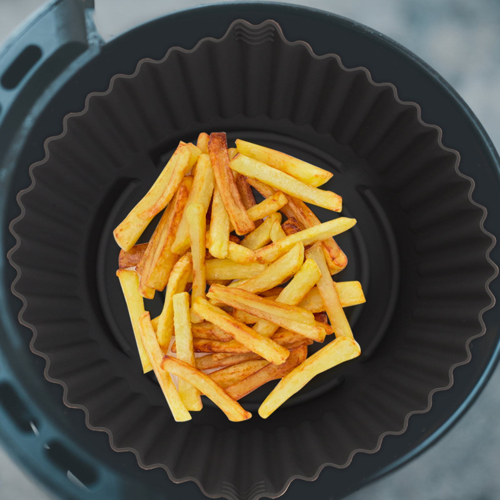 Heat Mat Silicone - Reusable Silicone Air Fryer Mat Non