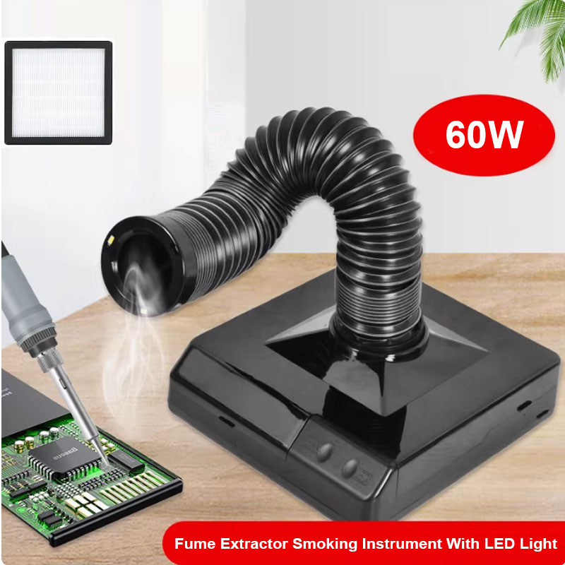 Electronic Repair Tutorial - 60W Soldering Iron Fume Extractor with