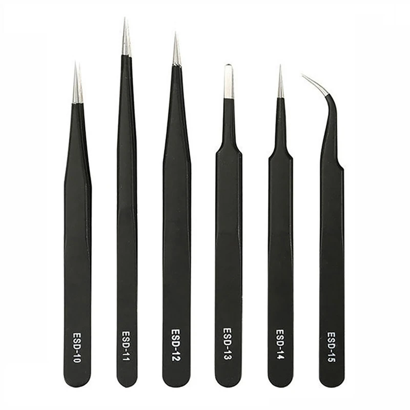 Precision Tweezers Set ESD Ant - огляд і ціна Elektronik Repair