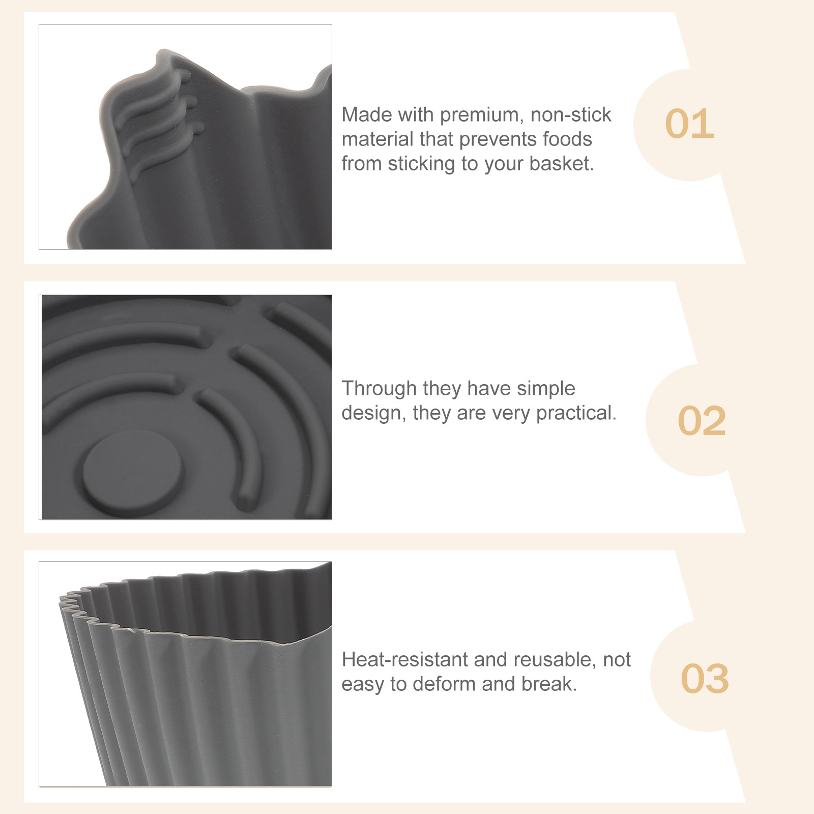 Reusable Silicone Air Fryer Ma - огляд і ціна Heat Mat Silicone