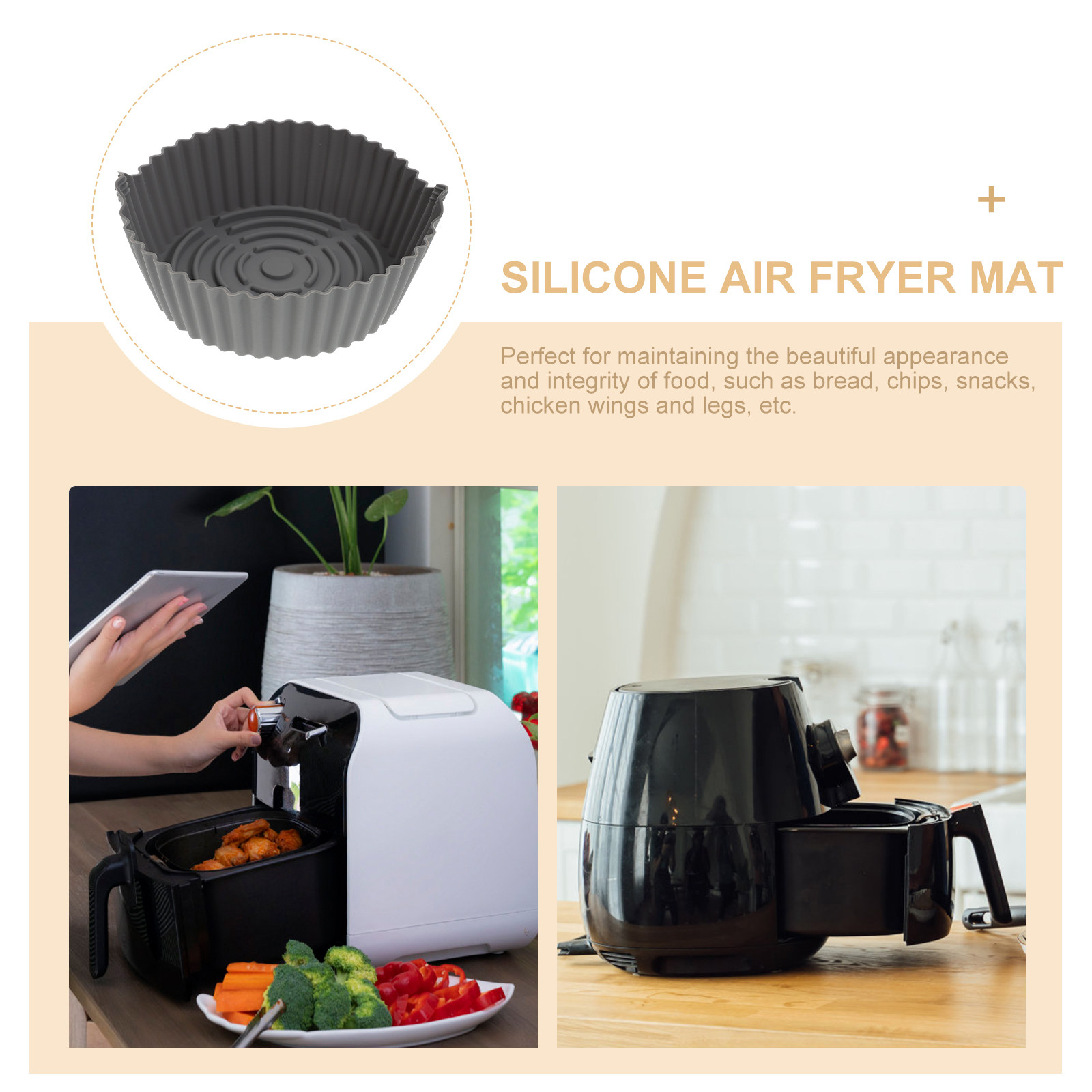 Reusable Silicone Air Fryer Ma - огляд і ціна Heat Mat Silicone