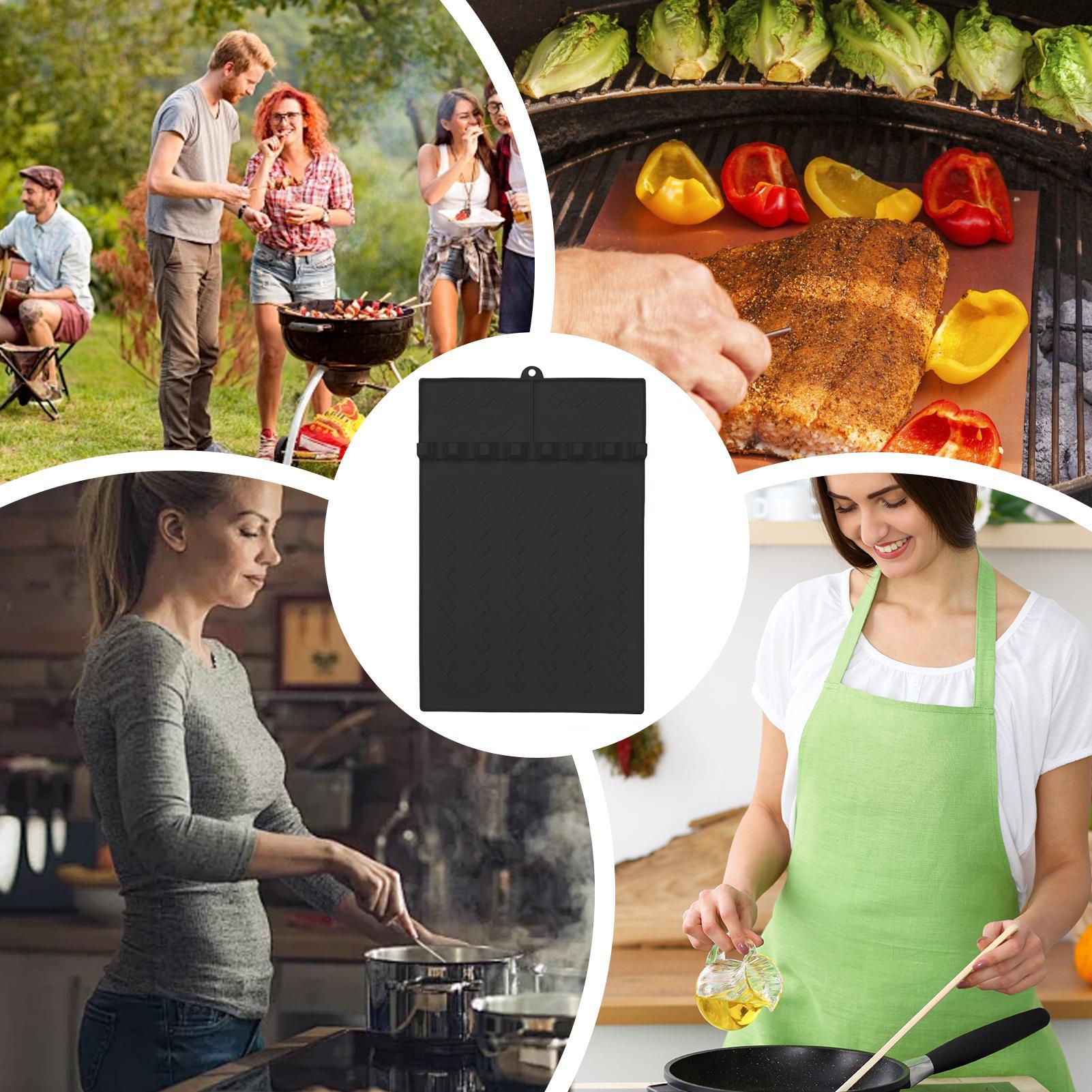 Silicone BBQ Grill Mats Side S - огляд і ціна Heat Mat Silicone