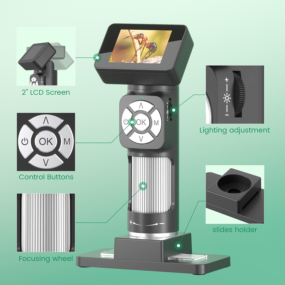 Andonstar New 50x-500x USB Kid - огляд і ціна Electronics Repair Microscope