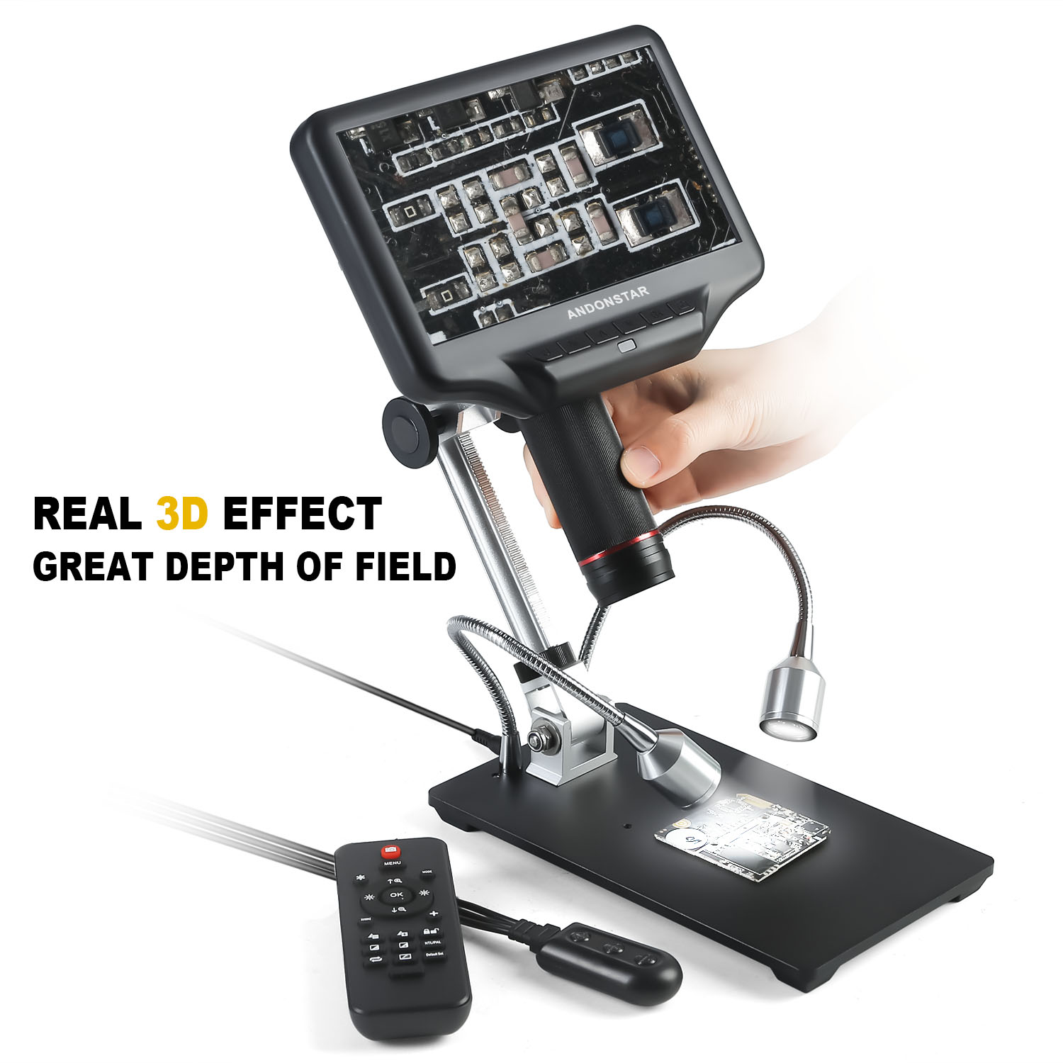 Andonstar AD407 HDMI Soldering - огляд і ціна Electronics Repair Microscope
