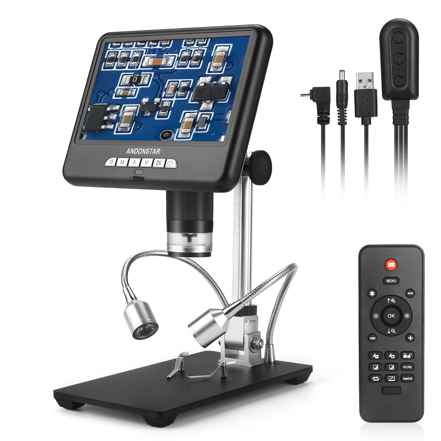 Andonstar AD407 HDMI Soldering - огляд і ціна Electronics Repair Microscope