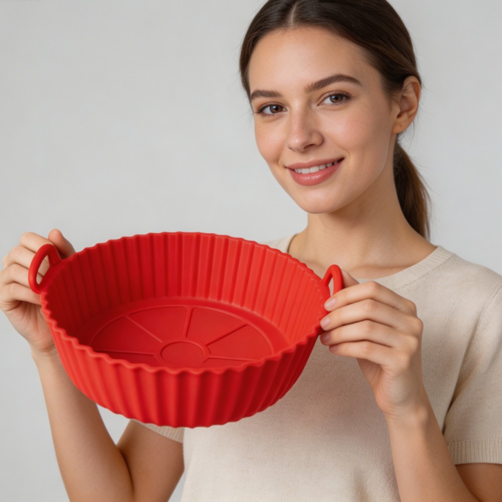 Round Silicone Air Fryer Liner - огляд і ціна Heat Mat Silicone