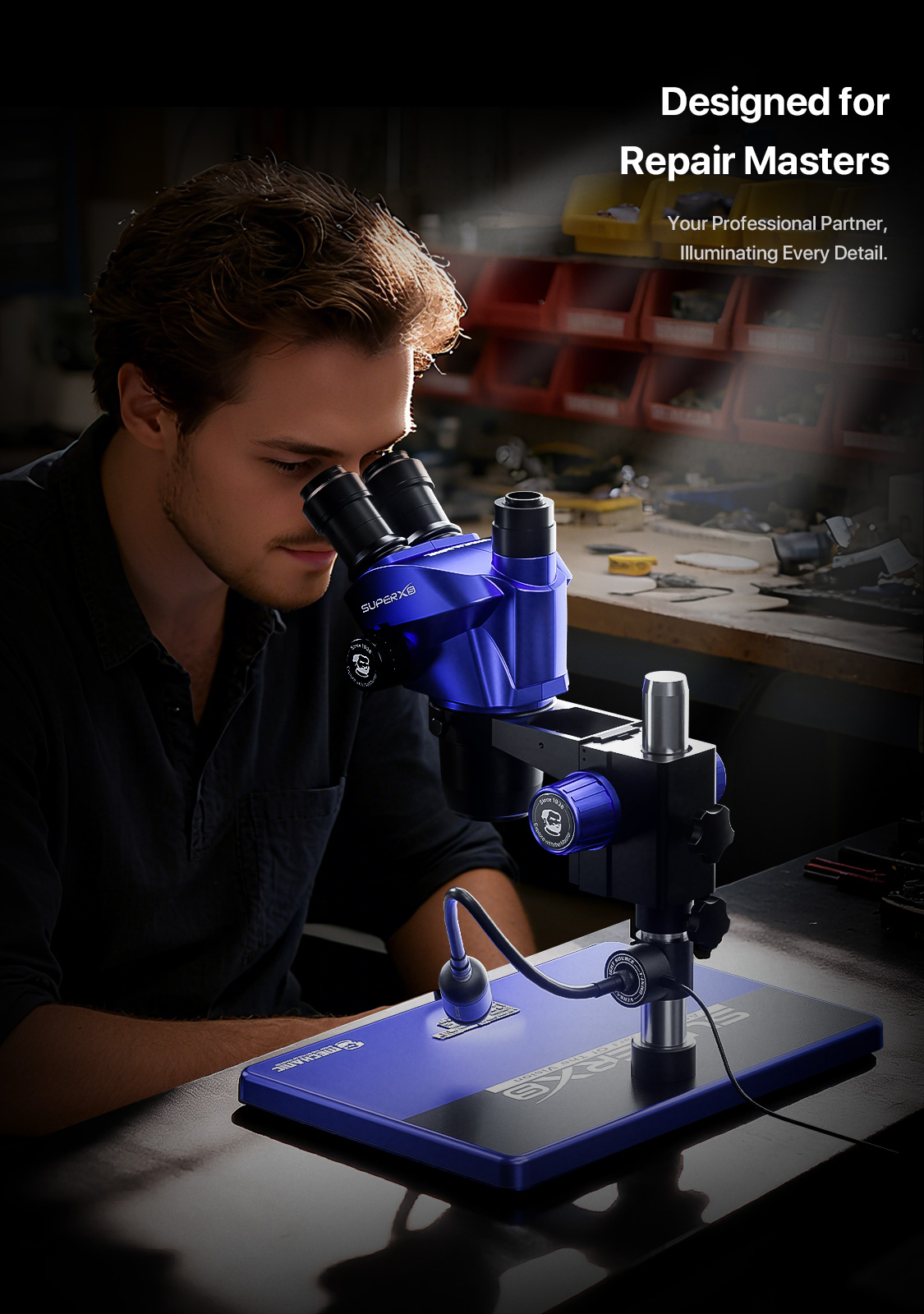 MECHANIC Microscope Universal  - огляд і ціна Electronics Repair Microscope