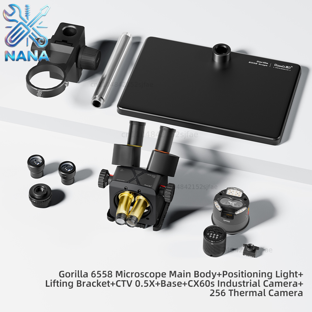 Qianli 6558 Gorilla Trinocular - огляд і ціна Electronics Repair Microscope