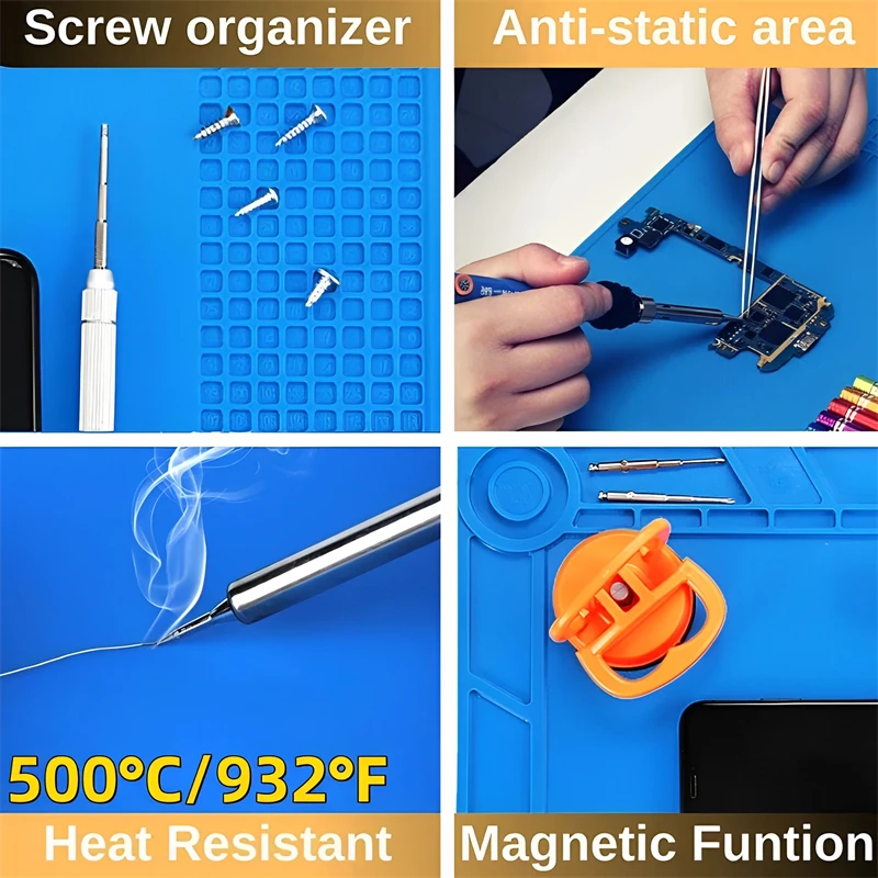 Silicone Soldering Mat ESD Ant - огляд і ціна Electronic Repair Tutorial
