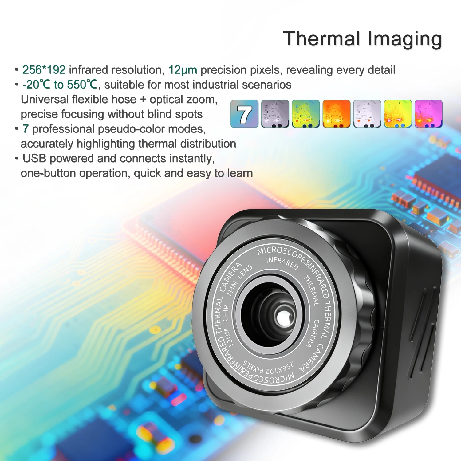 YIZHAN Thermal Imager 256*192  - огляд і ціна Electronics Repair Microscope