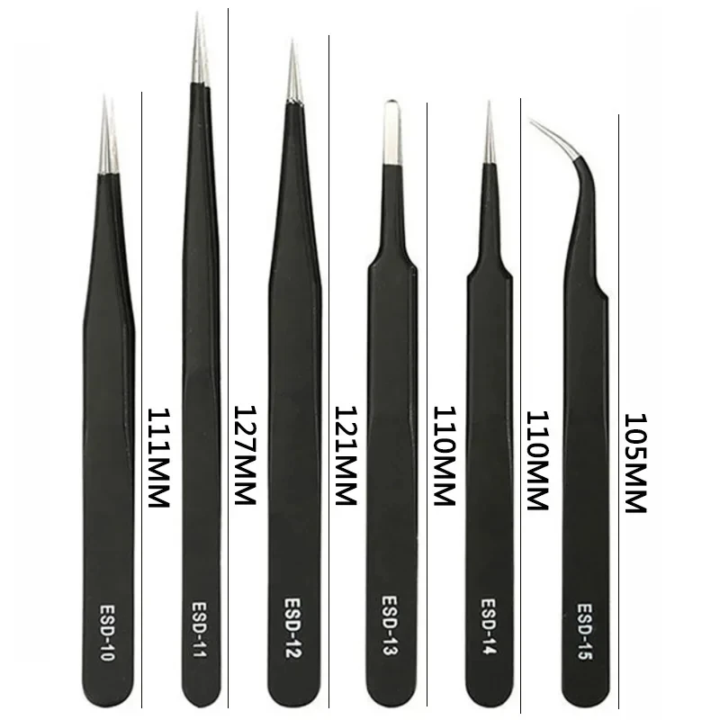 Galacok 6PCS Precision Tweezer - огляд і ціна Elektronik Repair