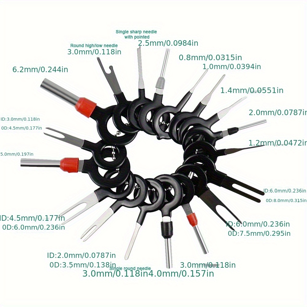 11/18pcs Car Terminal Removal  - огляд і ціна Elektronik Repair